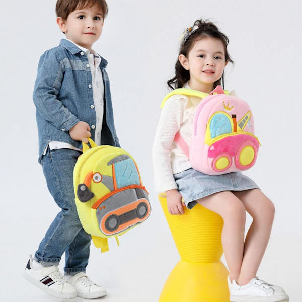 Kids Engineering ryggsekk tegneserie gravemaskin ryggsekk 11 11 11