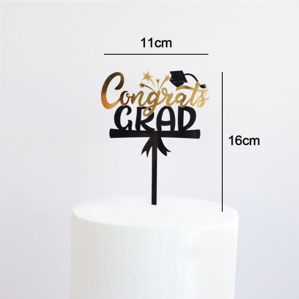 5 stk Cake Topper Happy Graduation 2 2 2