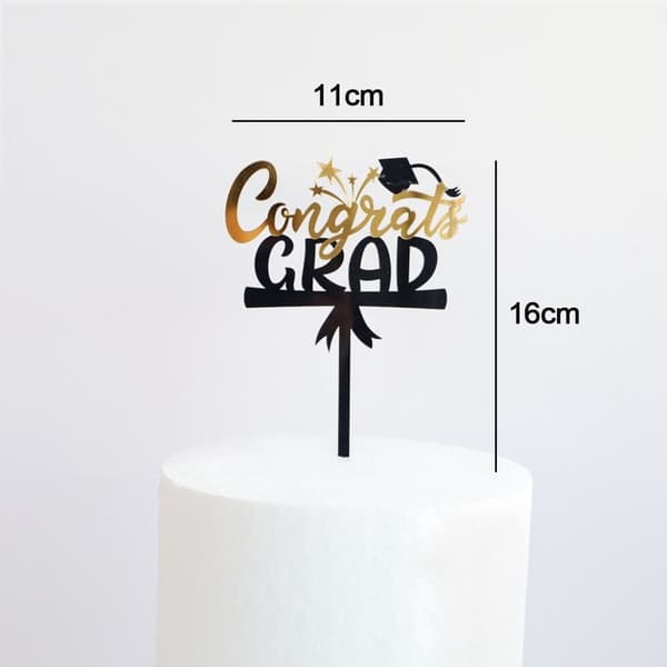 5st Cake Topper Happy Graduation 7 7 7