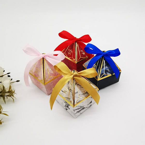 10 kpl Wedding Favor Box Suklaa karkkirasiat VIHREÄ 7X7X9CM Green 7x7x9cm