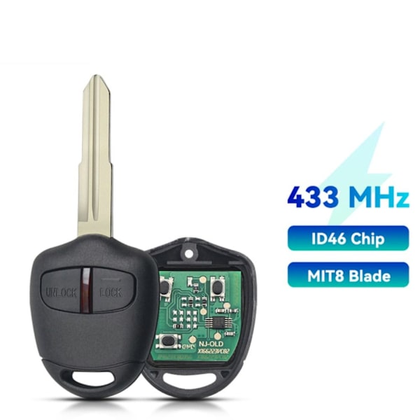 Kauko-autoavain Auton kauko-ohjain 3BT VASEN TERÄ 3BT VASEN TERÄ 3BT Left Blade