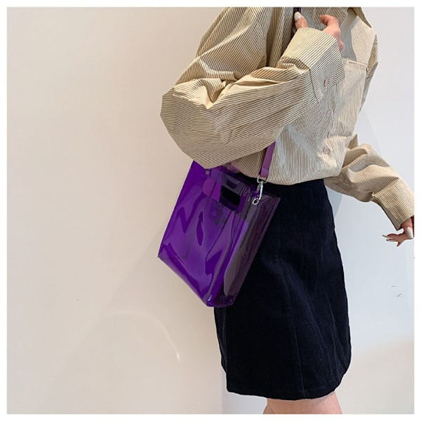 Skuldertaske Messenger Bag LILLA purple