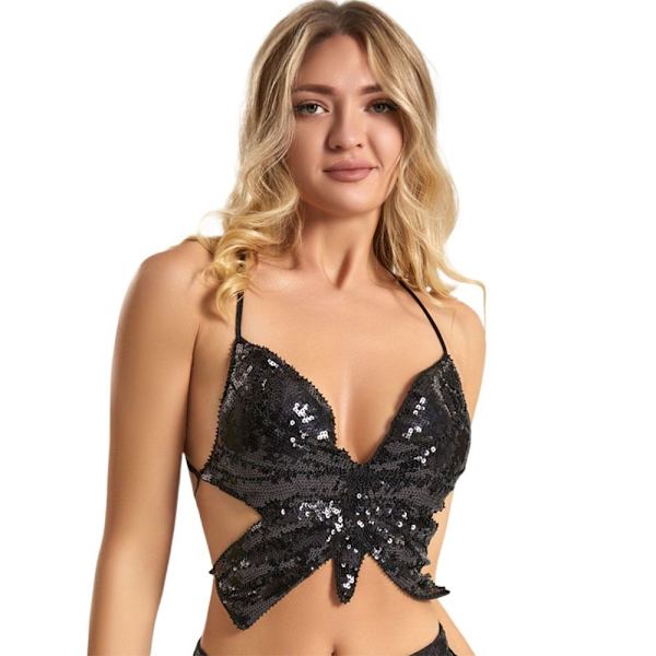 Belly Dance BH Performance Topp SVART Black