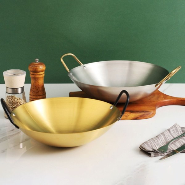 Wok Pan Stekegryte GULL 28CM Gold 28cm