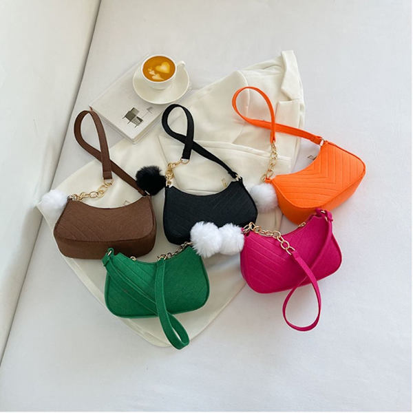 Mulepose Skuldertaske SORT black