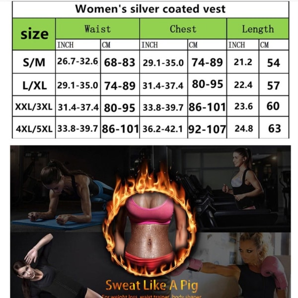 Sauna Shaper Väst Linne L/XL L/XL