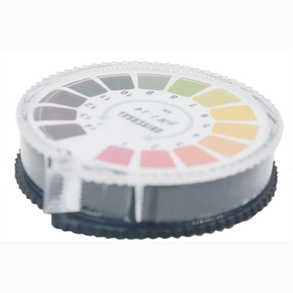 2 ruller PH testpapirstrimmel Rulle PH 0-14 Testpapir 1 RULLE 1 1 Roll
