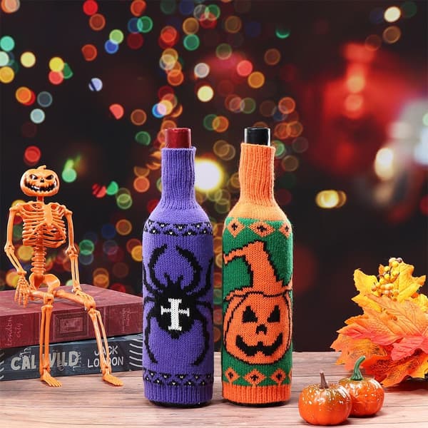 Halloween cover Vinflaskfodral 1 1 1