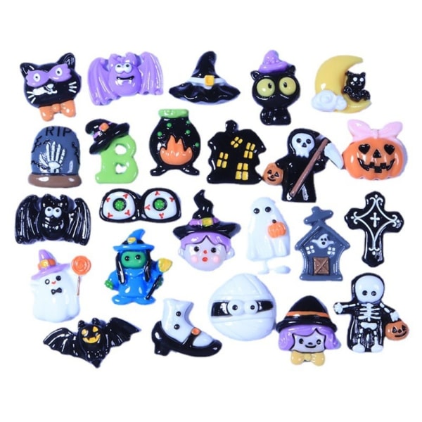 10 kpl Halloween Collection -tasainen manikyyri 2 2 2