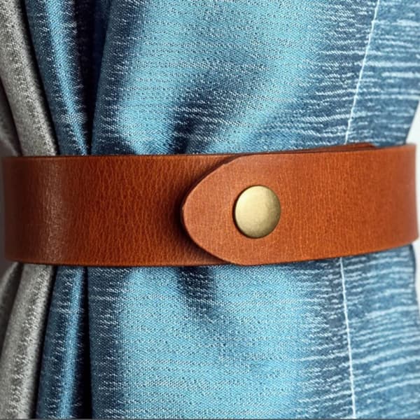 1/2 stk Creative Gardiner Spænde Retro Læder Gardin Tiebacks 2pcs