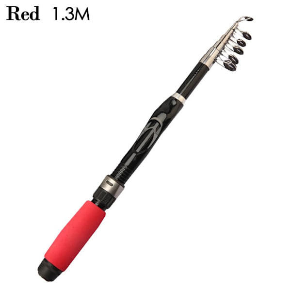1,1M 1,3M 1,5M Fiskestang lokkestænger RØD 1,3M 1,3M Red 1.3M-1.3M