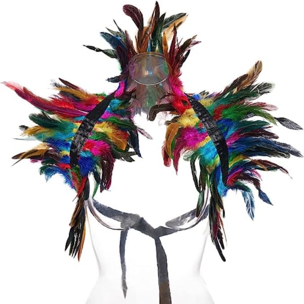Höyhenviitta Feather Shawl MULTICALOUR Multicolour