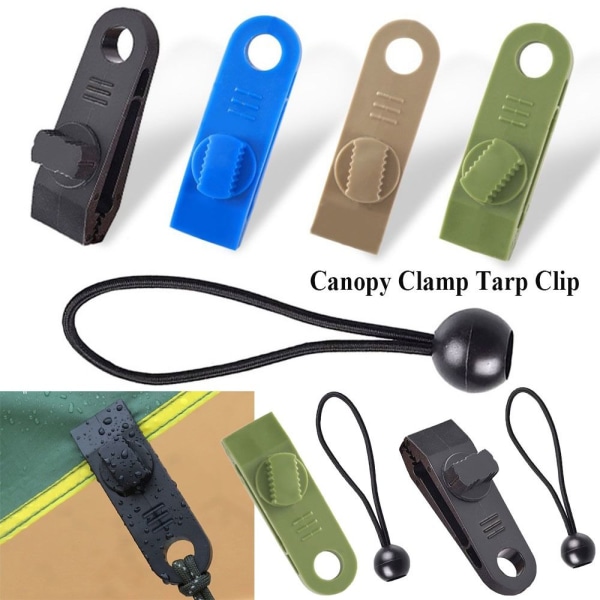 2st/2 set Tarp Clips Vindtät Clip Hook 4 4 4