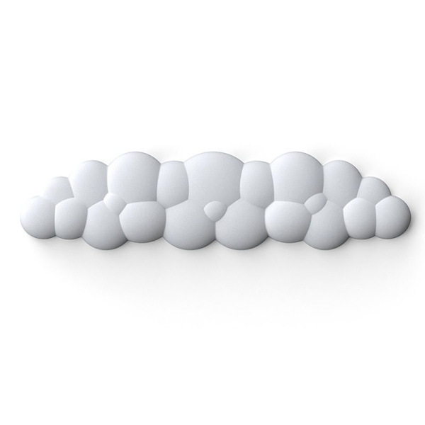 Tangentbord Musmatta Handledsstöd WHITE-KEYBOARD PAD White-Keyboard Pad