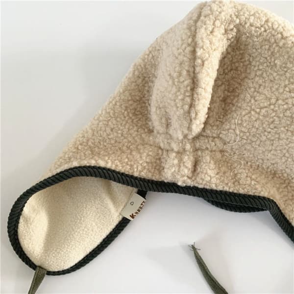 Børnebomberhue Fluffy Fur Hat BLÅ blue