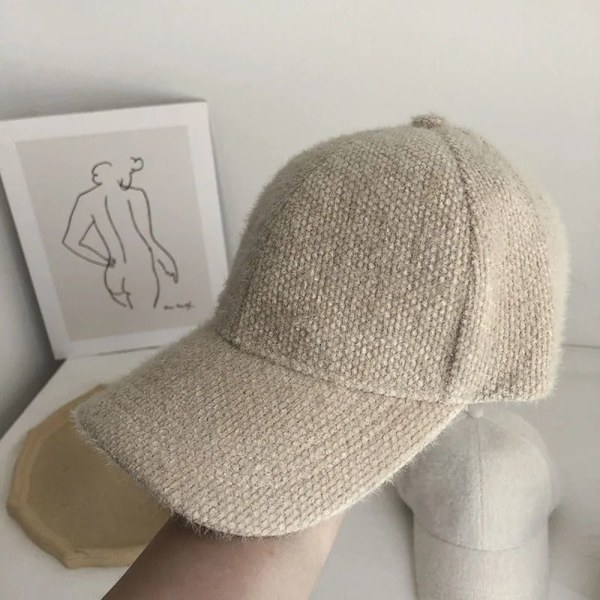 Baseballkasketter Varm kasket KHAKI Khaki