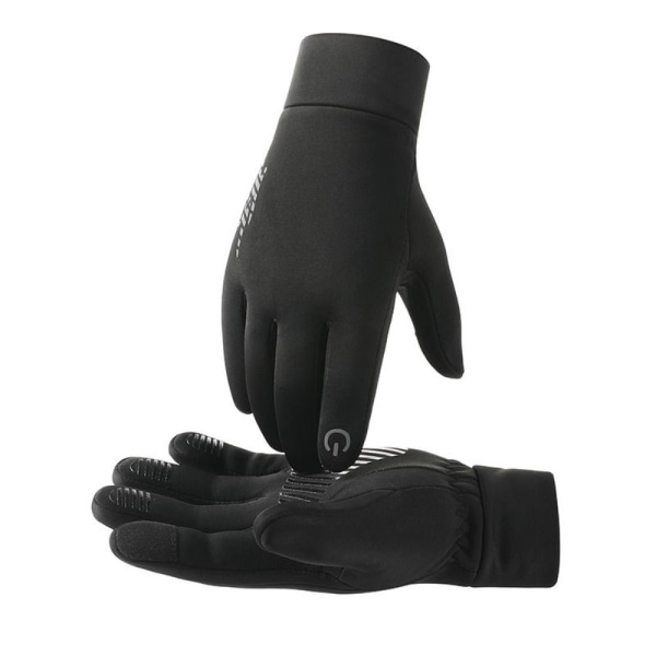 Varme termiske handsker Ridehandsker GRÅ L grey L