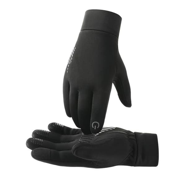 Varme termiske handsker Ridehandsker GRÅ M grey M