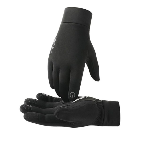 Varme termiske handsker Ridehandsker SORT M black M