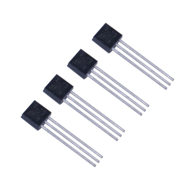 10 kpl TO-92 3 Pins Wire Digital Thermometer Temperature IC