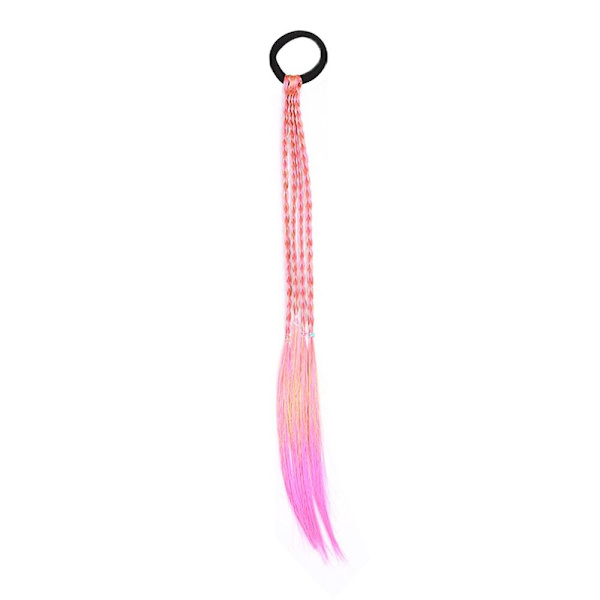 2 kpl peruukki poninhäntä peruukki hiuspunokset DOUBLE PINK DOUBLE PINK Double Pink