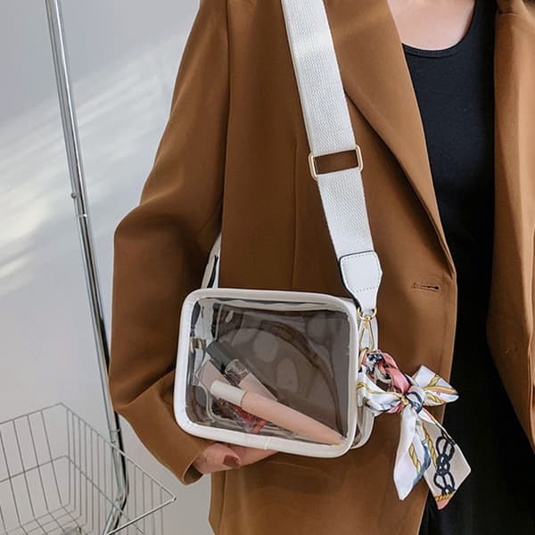 Axelväska Messenger Bag VIT white