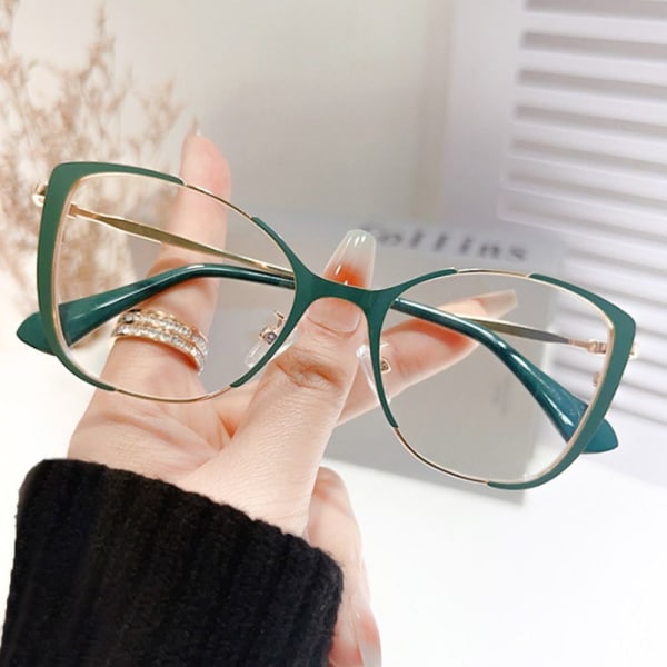 Anti-Blue Light Glasses Ylisuuret silmälasit VIHREÄ Green