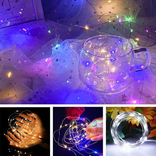 5/10/20M LED String Lights Koppar Silver WARM WHITE 5M50LED Warm White 5M50LED-5M50LED