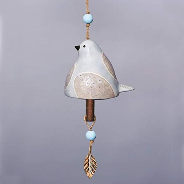Fågel Wind Chime Wind Chimes GULD Gold