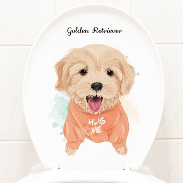 Hundetoilet-klistermærke Vægskilt STYLE 4 STYLE 4 Style 4