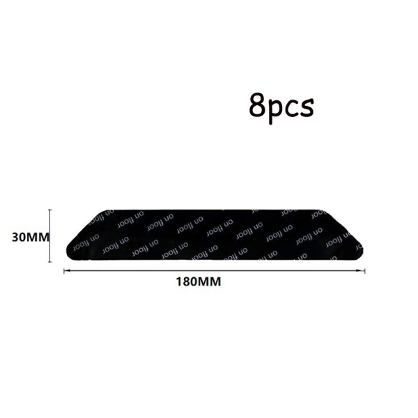 Sklisikkert klistremerke Teppefeste SVART MAKROTRAPESOID black macrotrapezoid-macrotrapezoid
