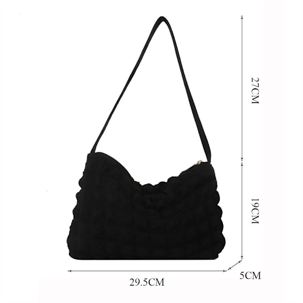 Skuldertasker Underarmstaske SORT black