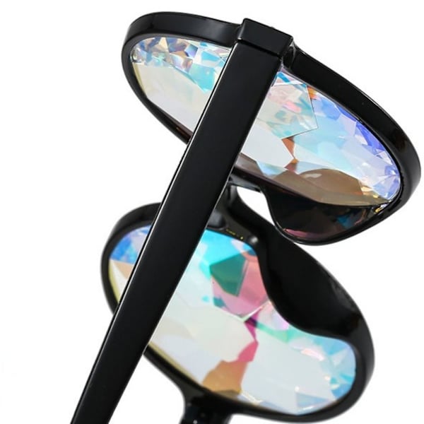 Kaleidoskop Briller Runde Solbriller SVART