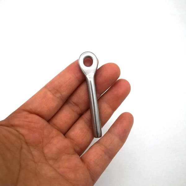 2 stk Marine Eye End Stud Kabelender Ring Terminal Connectors 2