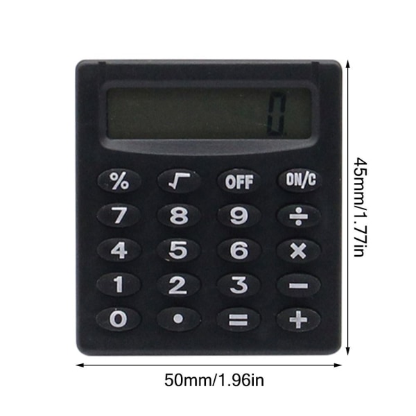 3 STK Minikalkulator Vitenskapelige kalkulatorer HVIT White