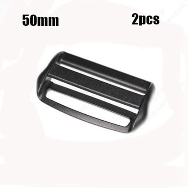 2/4 st Webbing Rem Spänne Slider Fästelement 50MM 50mm