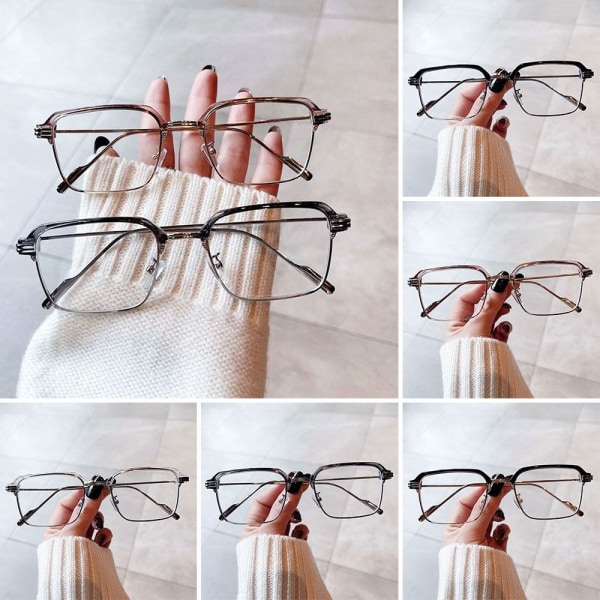 Anti-blåljusglasögon överdimensionerade glasögon 4 4 4