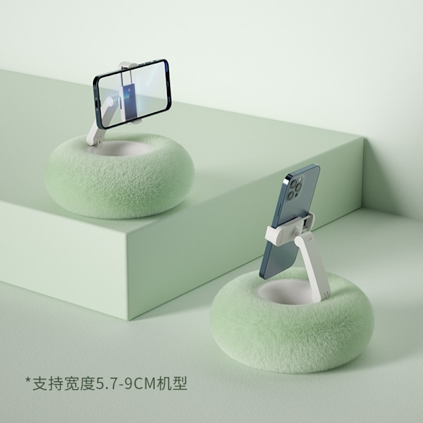 Pillow phone stand tablet rotating phone stand white
