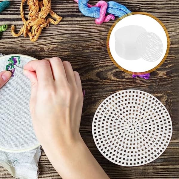 Plast Canvas Korsstygn Runt Mesh