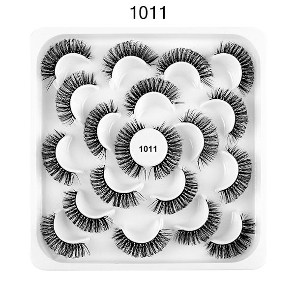 10 Par Russian Strip Lashes Lösögonfransar 1011 1011