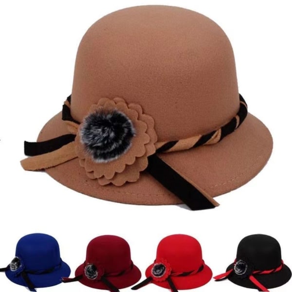 Fedoras Cap Dome Hat RØD red