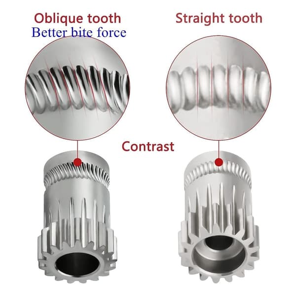 3D Dual Drive Gear Extruder Kit 3D Printer Drive Gear Dual