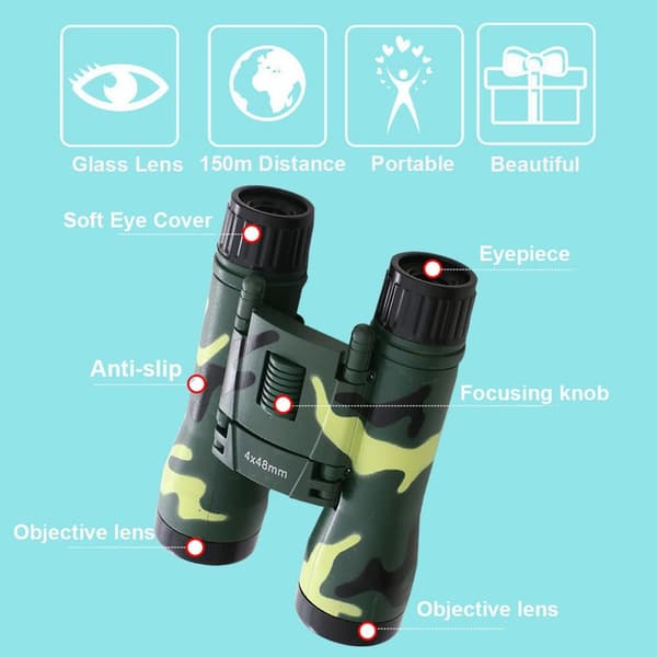 Kompakti kiikarit 4x48 SININEN blue