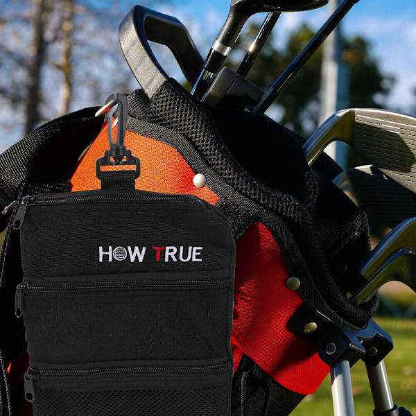 Golf Tees Bag Golf Tees Carrier RÖD Red