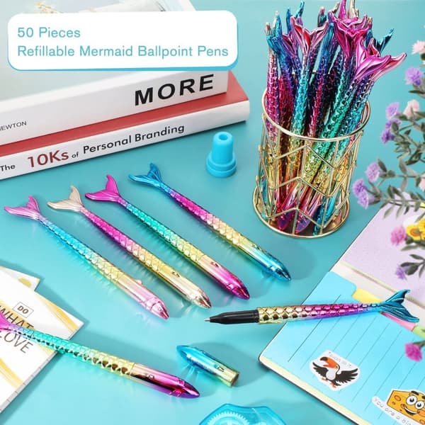 20 stykker Gel Ink Rullekulepenner Rullekulepenner