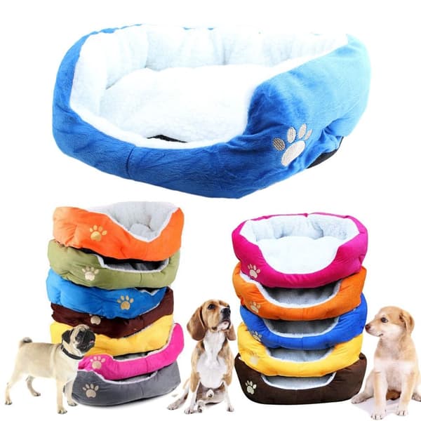 Pet Bed Hund Katte Kennel GRÅ grey