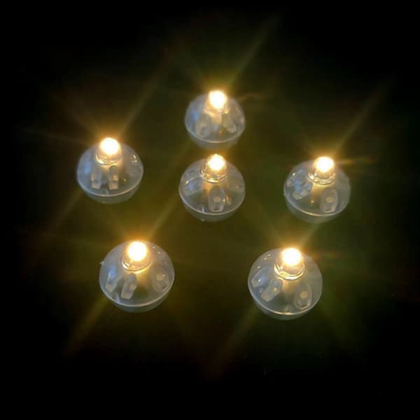 50st Glödande Ball Flash Lights BEIGE beige