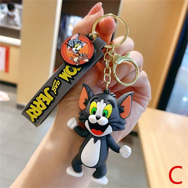 Tom and Jerry Bag Pendant Keyring C