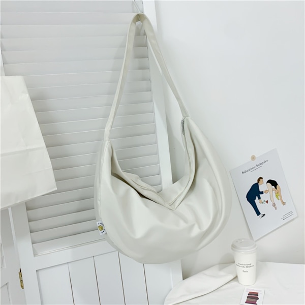 Dumpling Bag Totes Handväska VIT white