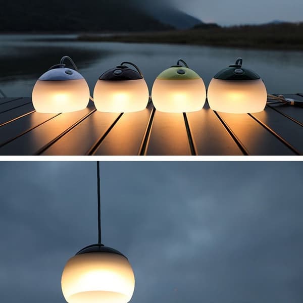 Campinglampe Utelys HVIT White